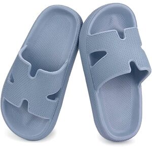 Kids Cloud Slides Boys Girls Pillow Slippers Shower Slip on Slide Sandals